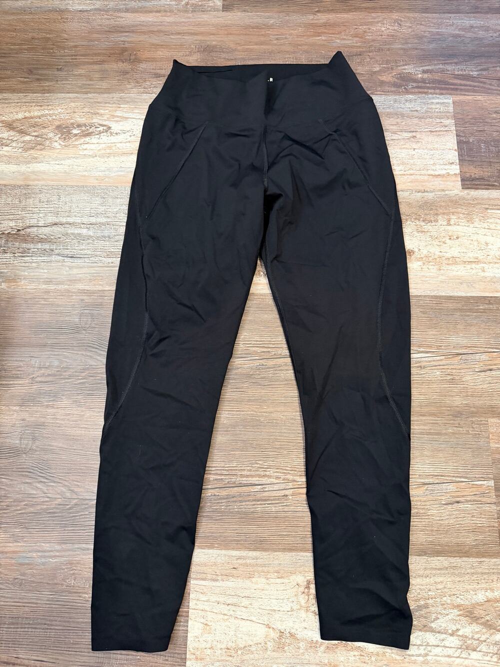 Soma Wknd 360 black Women's Pull-On High-Waisted Yoga 7/8 Leggings sz Large EUC